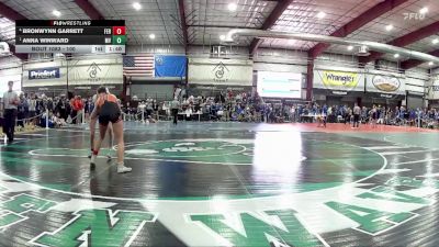 100 lbs Semifinal - Anna Winward, Moapa Valley vs Bronwynn Garrett, Fernley