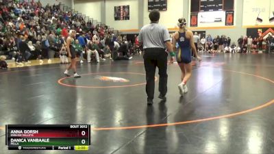 120 lbs Champ. Round 1 - Anna Gorsh, English Valleys vs Danica VanBaale, Pella