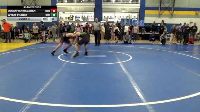 155 lbs Consy 5 - Logan VanWagenen, Warhawks vs Wyatt Frantz, Westshore W.C.