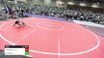 82 lbs Round Of 16 - Timur Nurakhunov, Community Youth Center (CYC) vs Branson Whittle, Gladiator Wrestling
