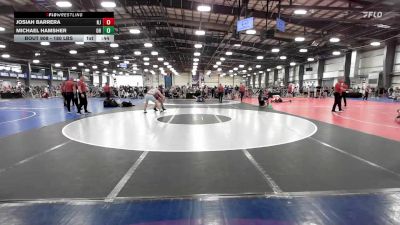 180 lbs Consi Of 8 #1 - Josiah Barrera, NJ vs Michael Hamsher, OH