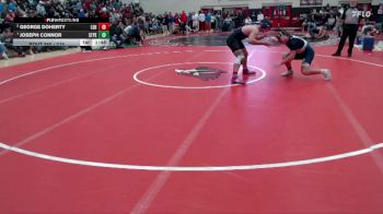 215 lbs Quarterfinal - Joseph Connor, St. Peter vs George Doherty, LeSueur-Henderson