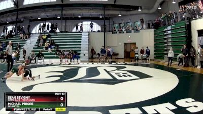 106 lbs Champ. Round 2 - Michael Priore, Delbarton vs Sean Sevigny, Notre Dame - West Haven