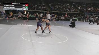 G 132 lbs Cons. Round 2 - Zeniada Perez, Pearl River Girls vs Jenysis Dorsey, Woodlawn - B.r. Girls