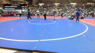 285 lbs Cons. Round 3 - Brice Mitchell, Arkansas vs Logan Robertson, Team Zulpo Perryville Wrestling