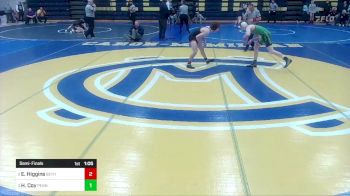 145 lbs Semifinal - Ethan Higgins, Bethel Park vs Hayden Coy, Penn Trafford