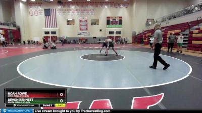 175 lbs Semifinal - Noah Rowe, Kuna Middle School vs Devon Bennett, South Middle School