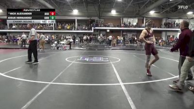 174 lbs Champ. Round 1 - Josue Hernandez, Cornell College vs Nick Alexander, Augsburg