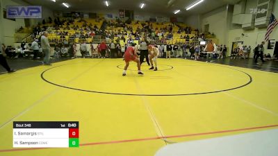 119-A lbs Semifinal - Israel Samargis, Stilwell vs Hilkyah Sampson, Coweta JH