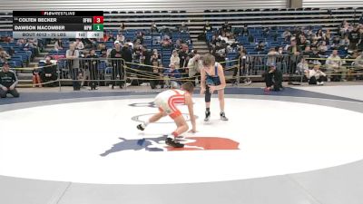75 lbs Champ. Rd Of 32 - Colten Becker, Black Fox Wrestling Academy vs Dawson Macomber, Michigan Premier WC