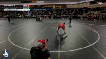 138 lbs Champ. Round 1 - Makai Smalley, Odessa vs Zach Stewart, Aurora (Marmion Academy)