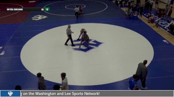 165 lbs Cons. Round 1 - Aiden Ryan, Roanoke College vs Myes Brown, Marymount University