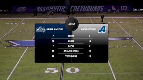 Replay: St. Anselm vs Assumption | Apr 16 @ 7 PM
