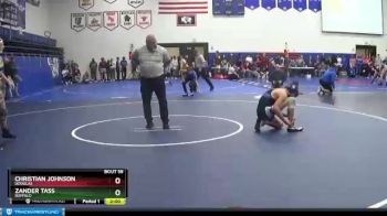 138 lbs Champ. Round 2 - Christian Johnson, Douglas vs Zander Tass, Buffalo