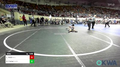 90 lbs Round Of 16 - Levi Hale, BullTrained vs Benjamin Fisher, Hurricane Wrestling Academy