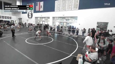 130 lbs Semifinal - Chloe Chaisson, Huntington Beach High School vs Arianna Estrella, Hesperia