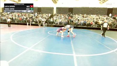 125 lbs Consi Of 8 #2 - Layla Spero, MacArthur vs Emma Ortiz, Crash GWC