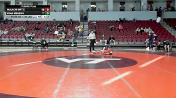 125 lbs Consi Of 8 #2 - Malachi Ortiz, VMI vs Ryan Messick, Virginia Tech