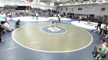 67 lbs Quarterfinal - Eli Fortunato, Threshold Wrestling Club vs George Andreev, Petersons Grapplers