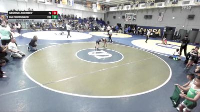 67 lbs Quarterfinal - Eli Fortunato, Threshold Wrestling Club vs George Andreev, Petersons Grapplers