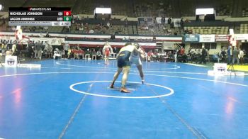 197 lbs Quarters & Wb (16 Team) - Nicholas Johnson, Glenville State University vs Jacob Jimenez, Averett