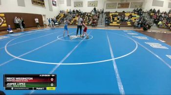 84 lbs Round 2 - Pryce Wiggington, Riverton Middle School vs Jasper Lopez, Lovell Middle School