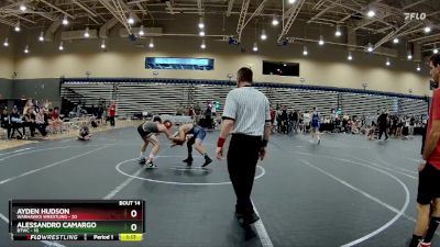 105 lbs Round 4 (8 Team) - Alessandro Camargo, BTWC vs Ayden Hudson, Warhawks Wrestling