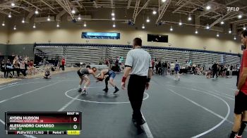 105 lbs Round 4 (8 Team) - Alessandro Camargo, BTWC vs Ayden Hudson, Warhawks Wrestling