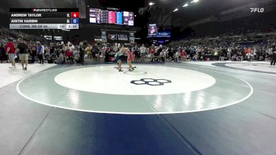 132 lbs Cons. Rd Of 64 - Andrew Taylor, FL vs Justin Harbin, AL