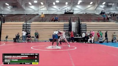 165 lbs Cons. Round 5 - Aganze Mulumeoderwa, Southport Wrestling Club vs Brody Young, Wawasee