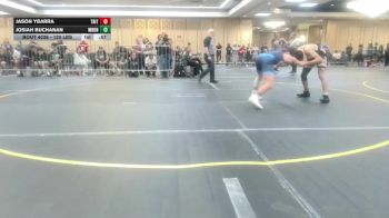 120 lbs Consi Of 16 #1 - Jason Ybarra, Triton Elite vs Josiah Buchanan, Mountain Lion WC