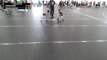 40/45 3rd Place Match - Colton Corey, Carolina Reapers vs Delilah Dawson, Genesis Wrestling Club