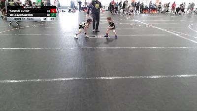 40/45 3rd Place Match - Colton Corey, Carolina Reapers vs Delilah Dawson, Genesis Wrestling Club