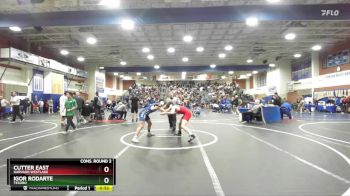 150 lbs Cons. Round 2 - Igor Rodarte, Tesoro vs Cutter East, Harvard Westlake
