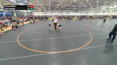 155 lbs Champ. Round 1 - Kaili Manuel, Unattached vs Zaylie Frame, Unattached