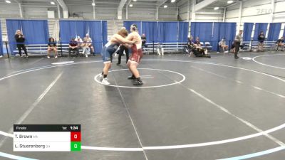 285 lbs Final - Thomas Brown, MA vs Lucas Stuerenberg, OH
