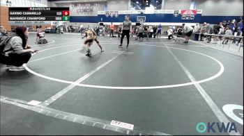 46 lbs Consolation - Gavino Camarillo, Clinton Youth Wrestling vs Maverick Crawford, Southmoore SaberCats Wrestling