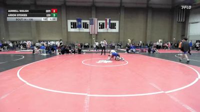106 lbs Champ. Round 1 - Arion Stokes, Lincoln Christian vs Jarrell Walsh, Creighton Prep