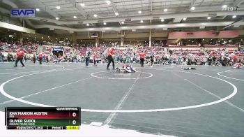 73 lbs Quarterfinal - Oliver Sudol, Kansas Young Guns vs Kha`Marion Austin, RSA