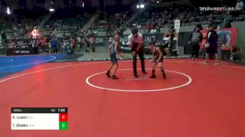 55 lbs Consolation - Aaron Lopez, Red Wave Wrestling vs Truett Blasko, Pinnacle
