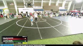 75 lbs Round 1 - Kalaya Baxter, Grizzly WC vs Liliana Sharp, Uintah Girls Wrestling