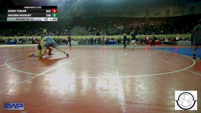 175 lbs Round Of 16 - Davis Tusler, Cushing vs Hayden Rackley, Team Choctaw
