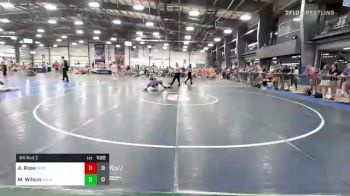 114 lbs Rr Rnd 3 - Ava Rose, Misfits Girls Wrestling vs Madison Wilson, Ground Up USA Divas