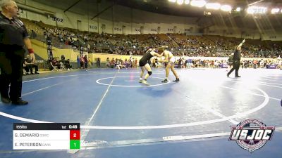 155 lbs Consi Of 8 #1 - GRAEDEN DEMARIO, D3 Wrestling Cluib vs ELIJAH PETERSON, Darko Valley Wolfpak