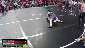 112 lbs Round 5 (6 Team) - Trypp Crowder, Kentucky vs Brody Preheim, South Dakota Thunder