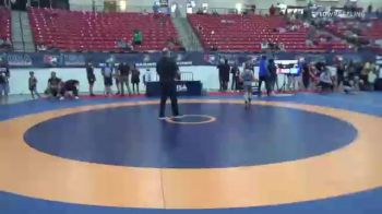 33 kg Quarters - Peyton Cobb, Soldotna Whalers Wrestling Club vs Kellen Eva, Aniciete Training Club