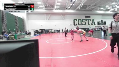 285 lbs Cons. Round 1 - Jake Denney, Peninsula vs Brian Haas, Bell Gardens