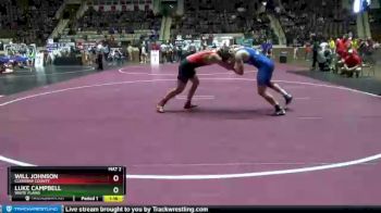195 lbs Semifinal - Luke Campbell, White Plains vs Will Johnson, Cleburne County