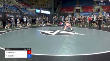 132 lbs Quarters - Chancellor Mathews, Colorado vs Manuel Saldate, Nevada