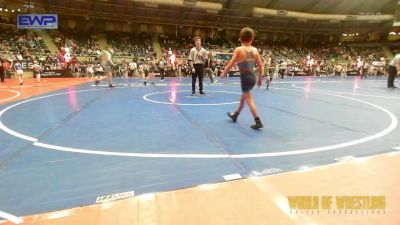 58 lbs Consi Of 16 #1 - Taze Daniels, Chagolla Trained vs Van Sparrow, Elevate Wrestling Club